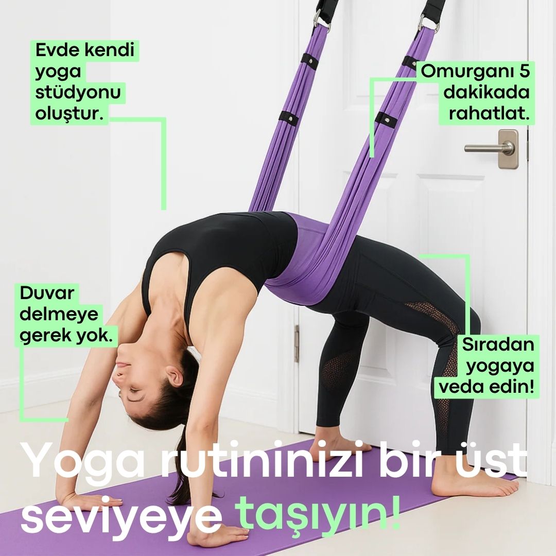 Flyzenova Stüdyo Kalitesinde Profesyonel Yoga Hamağı